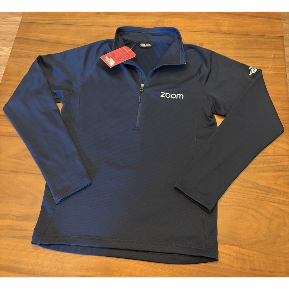 The North Face Mountain Peaks 1/4 Zip Fleece Pullover NEW Mens M Urban Navy TNF